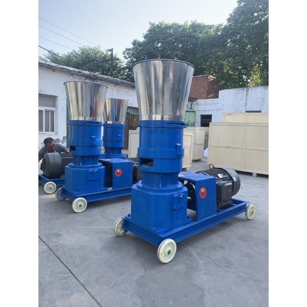300Kg/H Feed Pellet Making Machines Wood Industrial Pellet Mill Crusher Conveyor
