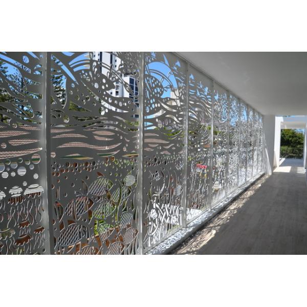 Дневное освещение Садовый забор Алюминиевый порошок покрытый виниловый алюминиевый забор