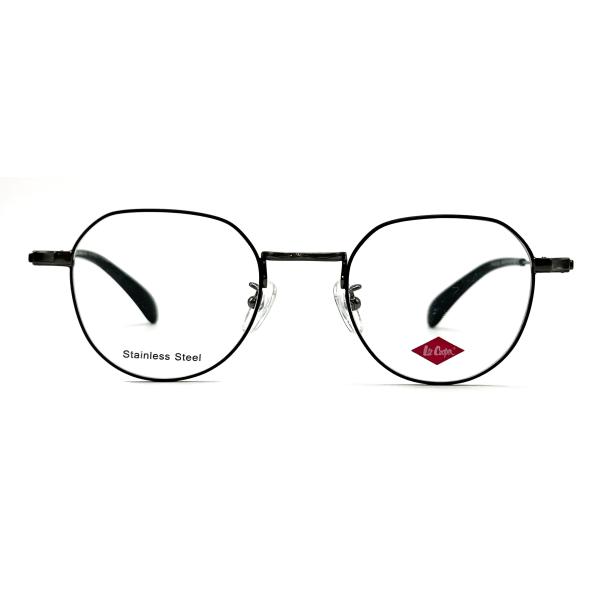 FM3222 Square Unisex Stainless Steel Optical Metal Frame Size 46-21-142