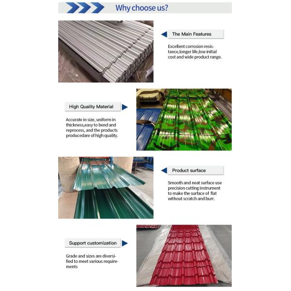 0.3mm Thickness Galvanized Roofing Sheet Galvanized Metal Roofing Sheet