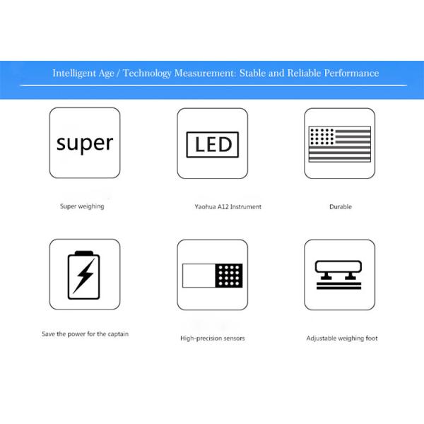 Escala de la plataforma de suministro de energía AC/DC 300 kg Capacidad Material ABS 150 kg 500 kg Balanza electrónica digital para pesaje