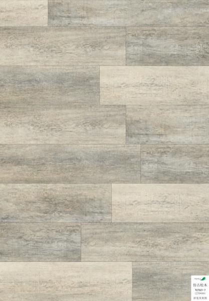 Wood-grain Loose Lay Vinyl Sheet Flooring  Eco-friendly TC7021-7