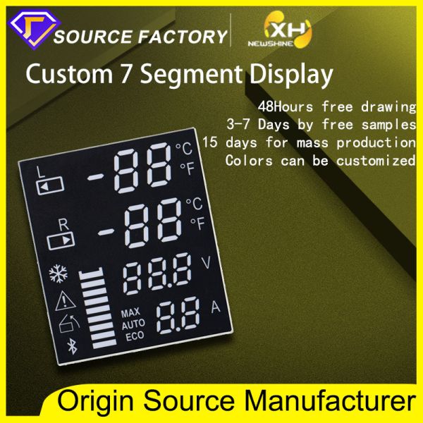 Original Factory Custom 7 Segment LED Display Arduino Super brightness 7 Segment Custom Led Display Full color Customized Seven Segment Led Indoor Use