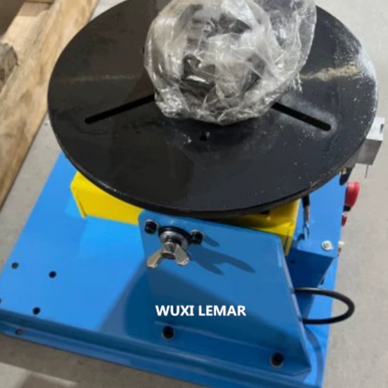 BY-10 10kg Welding Positioner with 3-Jaw Chuck Foot Pedal Control