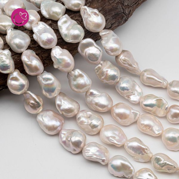 12-14mm Big Size Fresh Water Real Natural Wholesale Price AA Grade Baroque Pearl Beads Strands Fireball