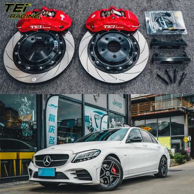 Front Big Brake Kit 4 Piston Caliper with 355*28 mm rotor BBK auto brake system For Mercedes Benz 18 Inch car rim