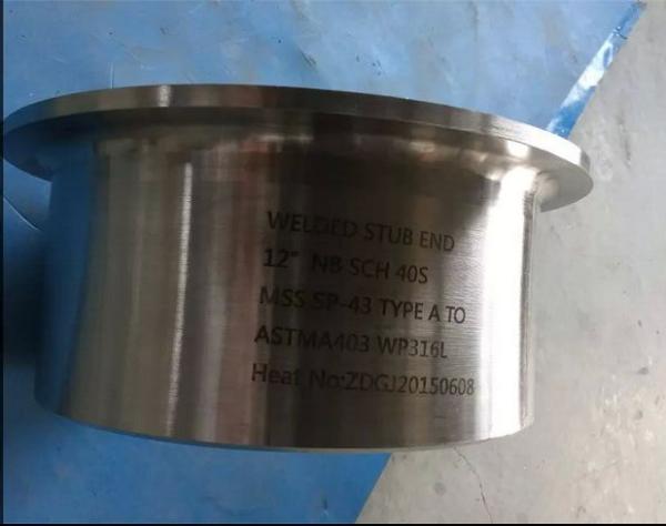 Stainless Steel 304H Butt Weld Fittings / Welded Seamless Pipe Fittings