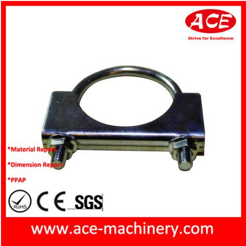 Simple Single Process Dies Copper Color Hinge Metal Stamped for Customized Designs