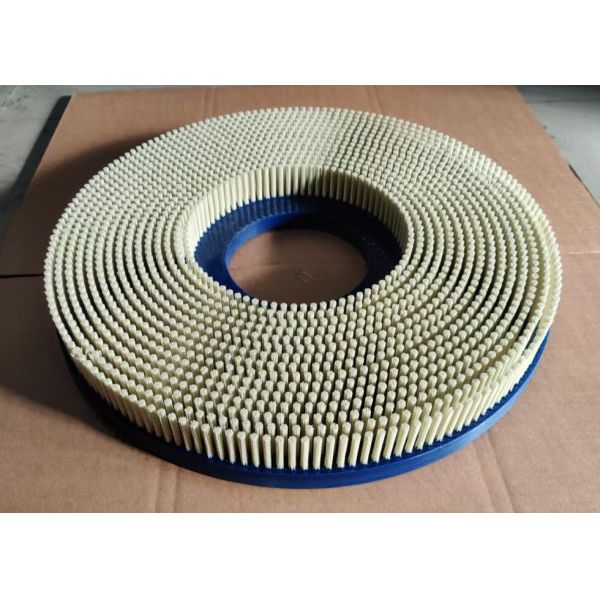Hard Alloy CBN Tool Edge Passivation 80 Grit Silicon Carbide Disc Brush 500mm Diameter