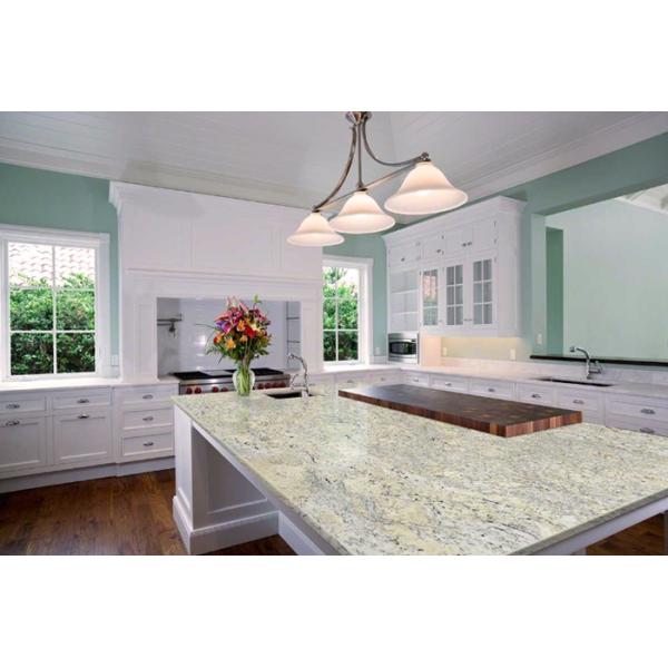White Ice Granite Slab Countertop Brazil Imported Modern Kitchen Granite