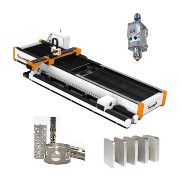 Stainless Steel Tube And Plate Fiber Laser Cutting Machine 2000w With CNC