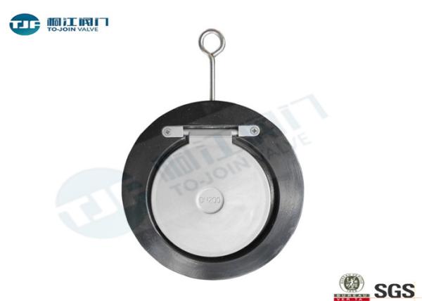 PVC Non Return Check Valve / Wafer Check Valve DN40 - DN300 With EPDM Seals