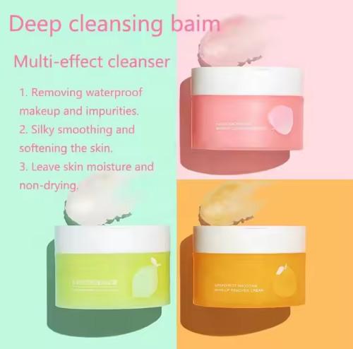 OEM / ODM Makeup Removing Cream Skin Care Deep Clean Makeup Remover Cleansing Purifying Balm