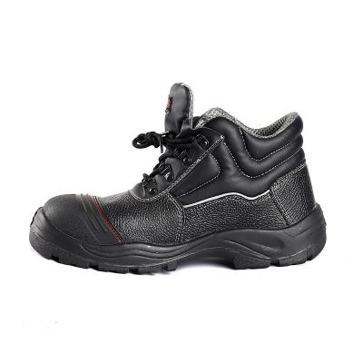 Shengjie en relief cuir de vache haut PU anti-ponture imperméable à l'eau chaussures de sécurité chaussures de travail de chat chaussures de sécurité