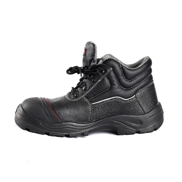 Shengjie Embossed Cow Leather Upper PU Anti Puncture Waterproof Safety Footwear Cat Work Boots Safety Shoes