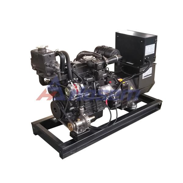 4 barco del movimiento 25kw Yanmar Marine Diesel Generator Set For