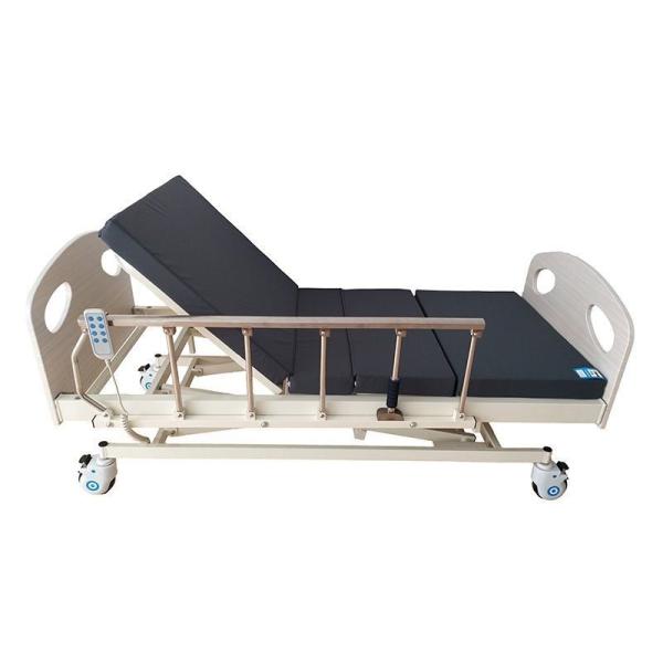 Aluminum Alloy Frame Nursing Home Beds  Unfolded Medical Electric Bed