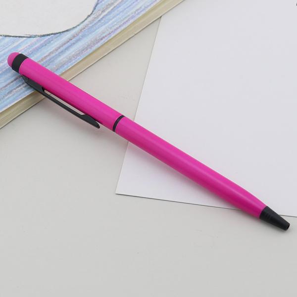 Colorful Metal Ballpoint Pen Touch Screen Twist Stylus Ball Pen For Office Business