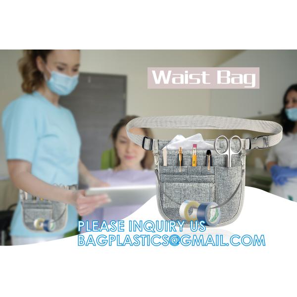 Waist Pack Nurse Pouch For Women Men, Nurse Tool Belt Nurses Bag, Utility Storage, Medical Gear Pockets