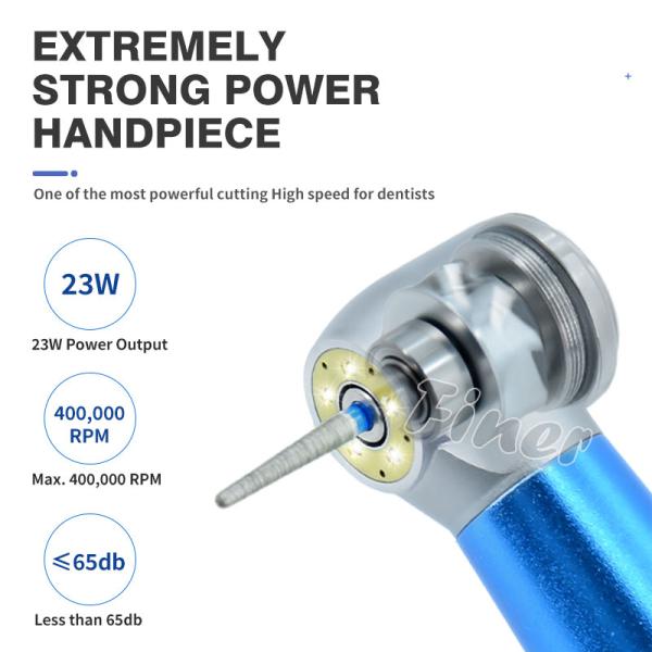 5 светодиодные огни воздушная турбина зубной генератор светодиодный высокоскоростной ручной инструмент турбина зубной