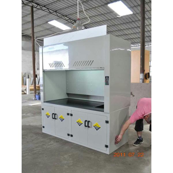 Laboratory PP Fume Hood with PVC Board Window 8 - 10mm Cabinet Door
