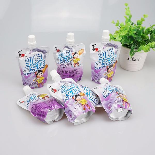 Strong Sealing Aluminum Foil Packaging Bags , Stand Up Liquid Spout Bags
