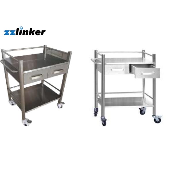 Rear Dental Furniture Cabinets 2 Drawers With Wheels Dental Tool Filing Surgical