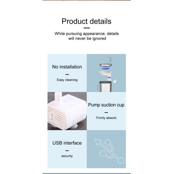 Large Capacity Intelligent Automatic Pet Water Dispenser Automatic Circulation Pet Fountain Pet Bowls & Feeders