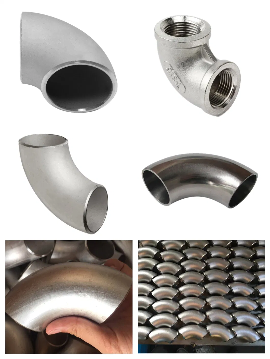Ss304 316 Stainless Steel Butt Weld Elbow 90 180 Degree