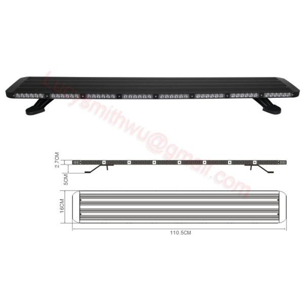 44'' 1W LED Vechile lightbar, Low-Profile  Light Bar, Belka Sygnalizacyjna ,LED PANEELIMAJAKKA，Patrol Lightbar