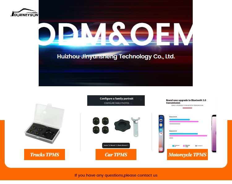 Customized Smart Wireless Pressure Sensor with 1 Year Warranty for Two-Wheel Motorcycles and Cars-Universal Fitment New