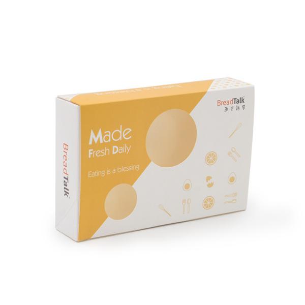 Сумки сладкой пекарни упаковывая, коробки пирожного картона с окном Пвк