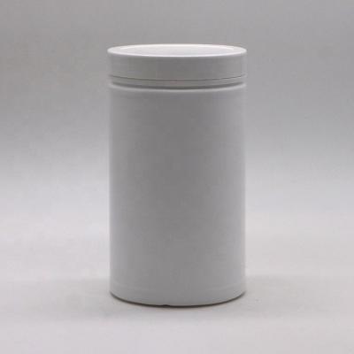 600mL 20oz PET Vazio HDPE Retas e redondas Plastic Powder Medicamento Containers com Chape de parafuso