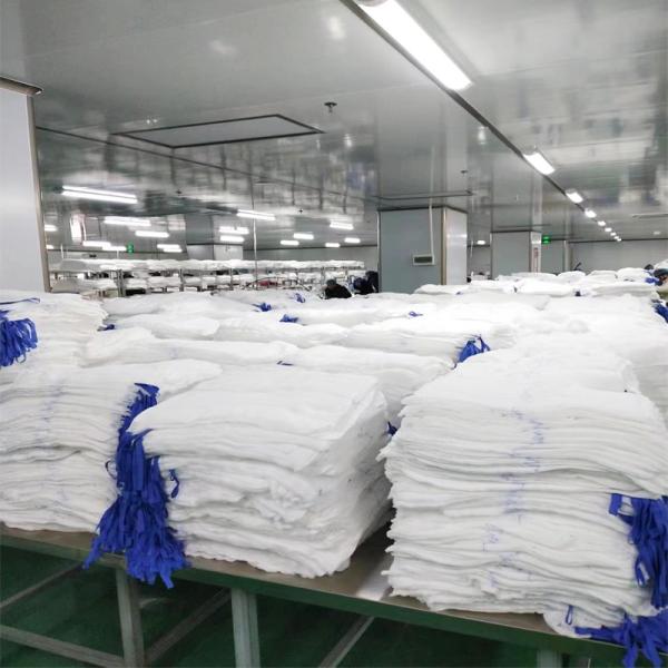 Taille personnalisée 100% coton 45*45 éponges stériles pour les hanches chirurgicales