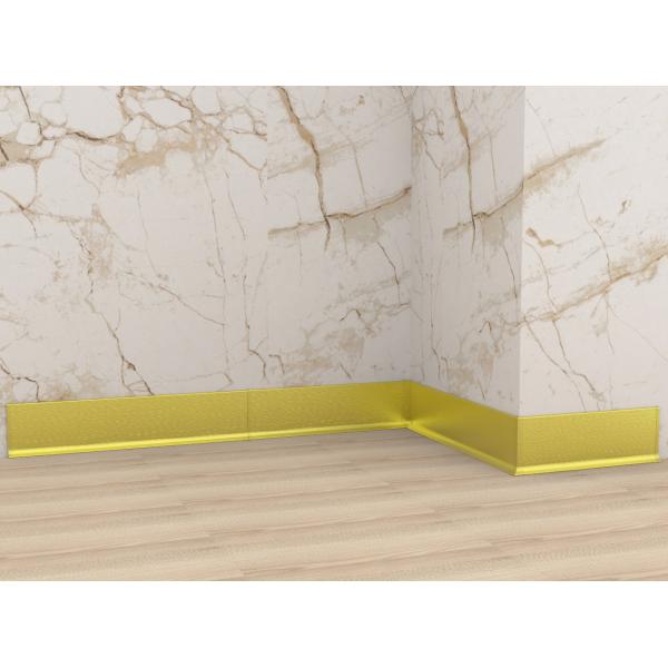 0.8mm Aluminum Skirting Board Brushed Kitchen Cabinet Flat Skirting Board
