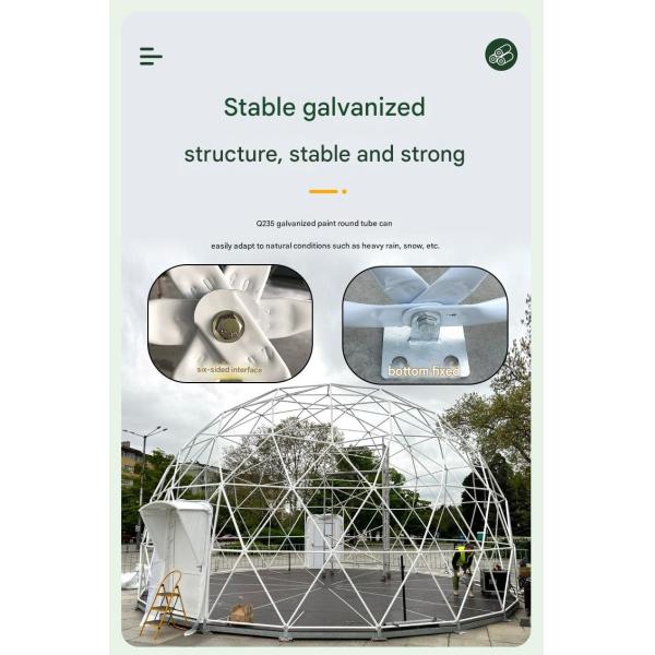 Outdoor Camping Hotel Homestay Star Room Ball Tent Bubble House Combination with PC and More