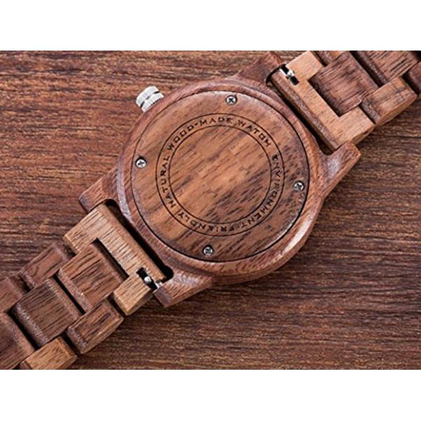 Fashion Japan Movement Wooden Wrist Watch Made Of Wood For Unisex