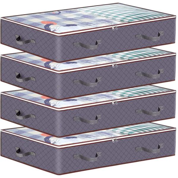 Custom Logo Accepted Under Bed Clothes Storage Boxes Personalize Your Storage Solution