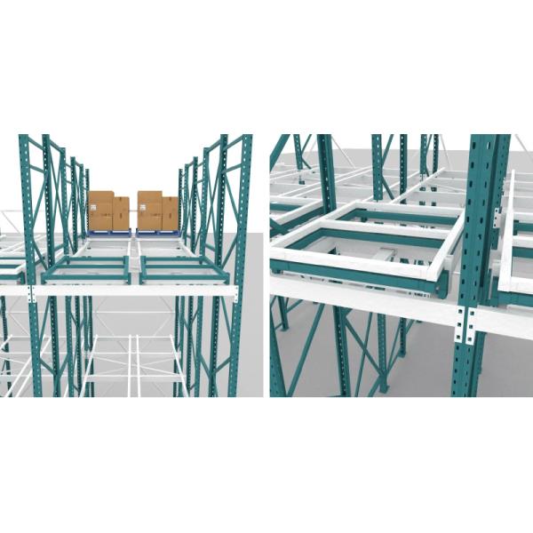 Push Back Pallet Racking High Density Warehouse Storage Racking Push Back Rack