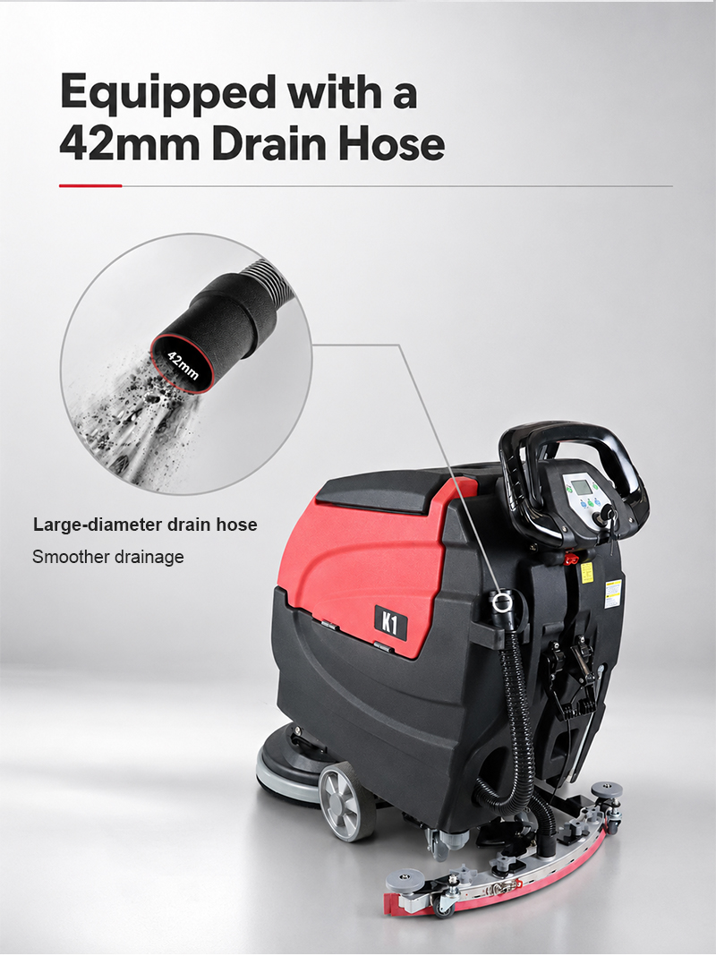 Hotsale 24V 80AH Lithium Battery Industrial Automatic Floor Washing Machine Scrubber Dryer