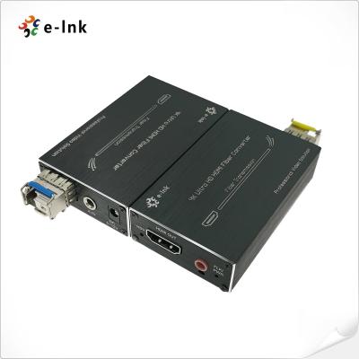 fibra 10.3Gbps ao conversor ótico video do prolongamento 4K de HDMI