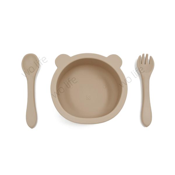 Eco Friendly FDA Baby Silicone Suction Bowl BPA Free