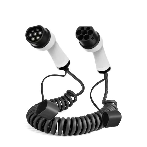 TUV,CE,UKCA,CB Type2 to Type2 Cable EV Charging Cable Type 2 Dual Gun Charger Fast Charger Normal Cable