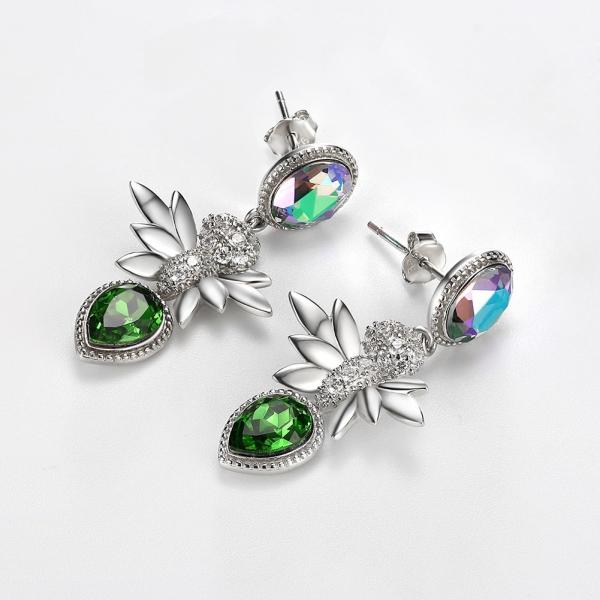 Brincos de Diamond Gift Sterling Silver Jewelry