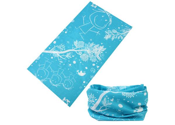 Blue Color Cute Design Kids  Headwear Size 25*50 CM Polyester