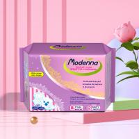 A toalha sanitária fêmea acolchoa guardanapo sanitários do aníon descartável impermeável do algodão