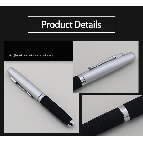 Luxury 1.0mm Metal Ballpoint Pen Thick Barrel Ball Pen Comfortable EVA Grip