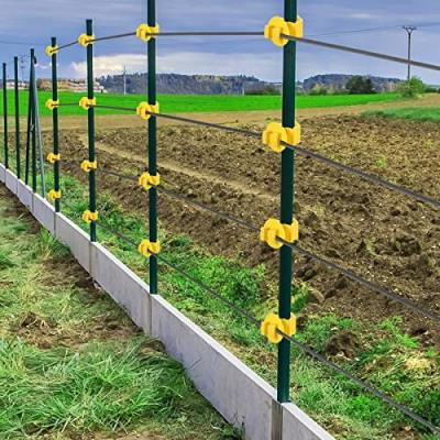 T Post Electric Fence Insulators Fence Wire Standard Snug Fitting Clips Holding Insulator