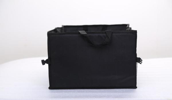 Waterproof Black Color Foldable Car Trunk Organizer With Large Size Capacity