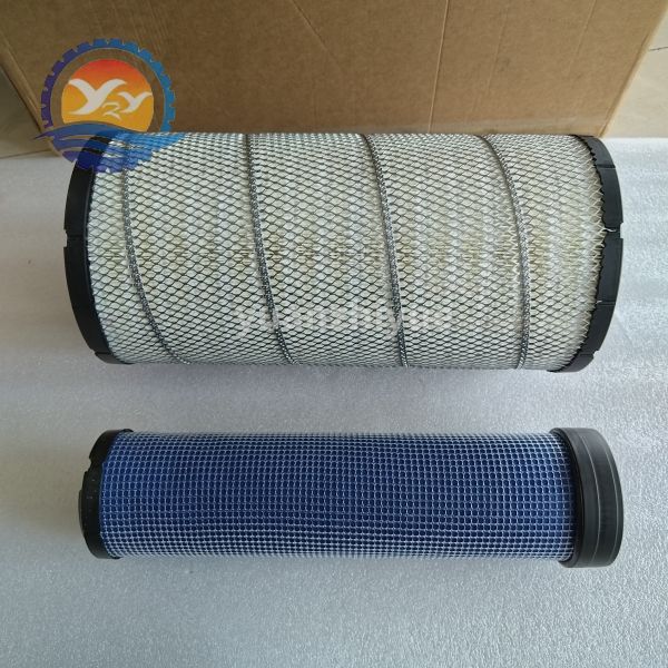 Factory Sale Price PC200-8 PC220-7 Air Filter 600-185-4100 600-185-4110 4044938 for Komatsu Excavator Parts
